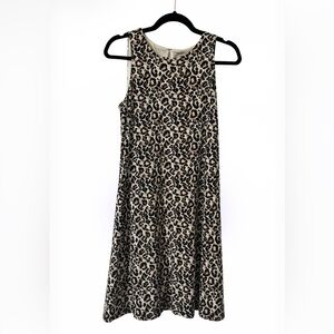 ANNE KLEIN leopard print shift dress • Size 4 (can fit sizes 0-6)